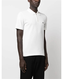 Рубашка поло с вышитым логотипом, белый C.p. company