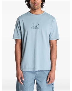 Футболка с вышивкой Tacting Piquet, синий C.p. company
