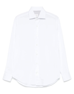 Рубашка со срезанным воротником, белый Eleventy