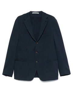 Фактурный пиджак, синий Eleventy