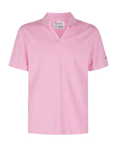 Рубашка-поло из хлопка, розовый Mc2 saint barth