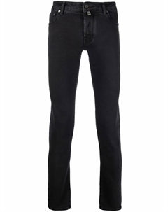 Jacob Cohën брюки скинни с заниженной талией, черный Jacob cohen