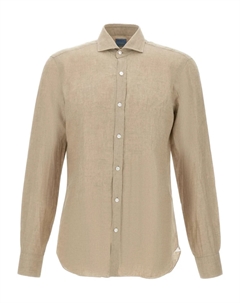 Льняная рубашка, нейтральный Barba