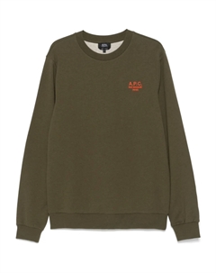 Толстовка с логотипом, зеленый A.p.c.