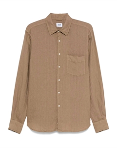 Льняная рубашка, коричневый Aspesi