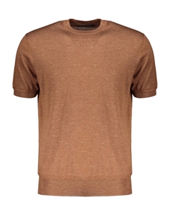 Футболка тонкой вязки, коричневый Brett johnson