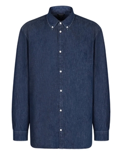 Рубашка из денима на пуговицах, синий Dondup