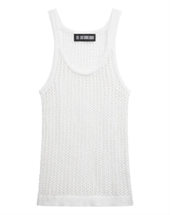 Сетчатый топ без рукавов, белый Lgn louis gabriel nouchi