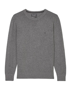 Свитер с круглым вырезом, серый Marc o'polo