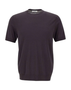 Футболка из смесового шелка, коричневый Paolo pecora