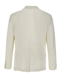 Однобортный блейзер, белый Paolo pecora