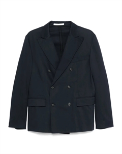 Двубортный блейзер, синий Paolo pecora