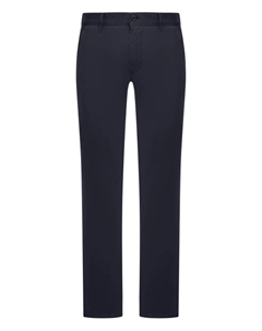 Брюки хлопковые строгие, синий Incotex
