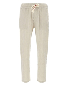 Полосатые брюки с кулиской, нейтральный Mc2 saint barth