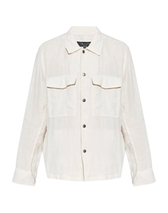 Льняная рубашка-пиджак, нейтральный Rag & bone