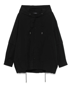 Рубашка с вышитой поэзией, черный Songzio