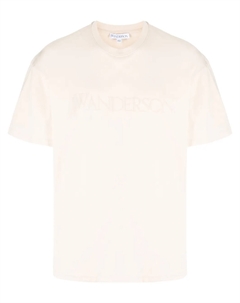 Футболка с круглым вырезом и тисненым логотипом, нейтральный Jw anderson