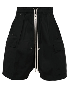 Шорты-бермуды с низким шаговым швом, черный Rick owens