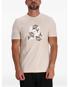 Футболка с цветочным принтом, нейтральный Boss