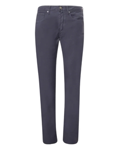 Брюки чинос с нашивкой-логотипом, синий Incotex