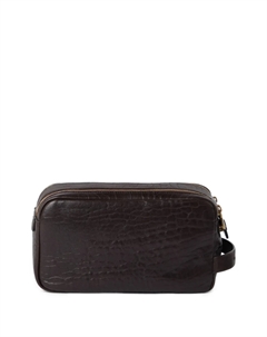 Несессер на молнии, коричневый Brunello cucinelli