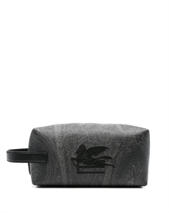 Несессер с вышитым логотипом, серый Etro