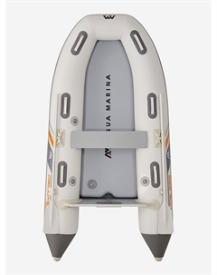 Надувная лодка U-DELUXE, 298 см, лодка на 4 места, Серый Aqua marina