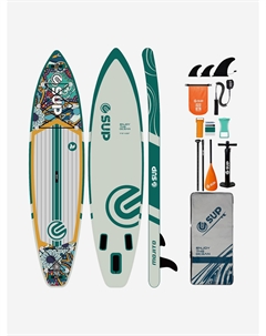 Надувная двухслойная SUP-доска MOJITO 2, 11'6" 350*81*15 см, сапборд, Зеленый E-sup