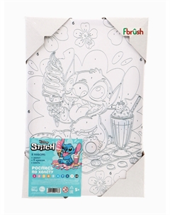 Картина по номерам на холсте с подрамником Disney