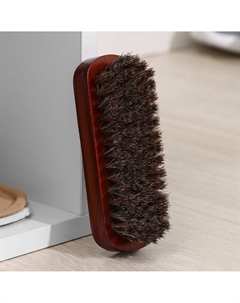 Щетка для обуви с конским волосом, 13×5×4 см Nobrand