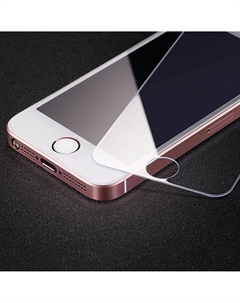 Защитное стекло 2.5d luazon для iphone 5/5s, полный клей, 0.26 мм, 9н Luazon home