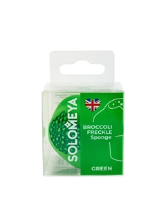 Спонж брокколи для создания веснушек, зеленый / Broccoli Freckle Sponge Green 1 шт Solomeya