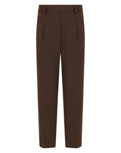 Брюки из шерсти и хлопка Hugo