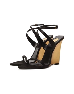 Текстильные босоножки Giqua 110 Saint laurent