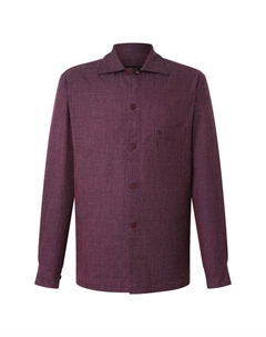 Рубашка из шерсти и шелка Stefano ricci