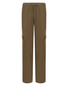 Брюки-карго из хлопка и шелка Mvst