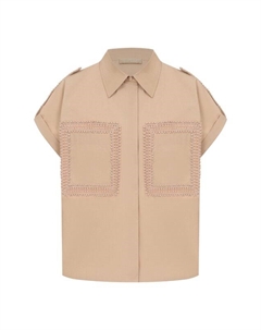 Хлопковая рубашка Elie saab