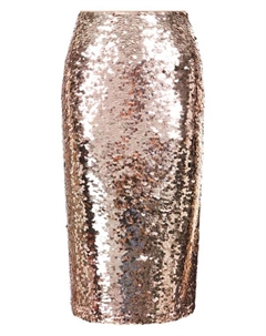 Юбка с отделкой пайетками Mvst