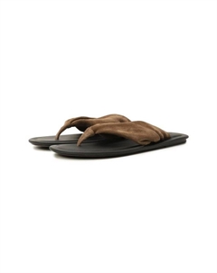 Замшевые шлепанцы Brunello cucinelli