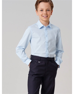 Сорочка текстильная для мальчиков (slim fit) School by playtoday