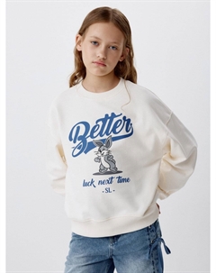 Свитшот с принтом для девочек Sela