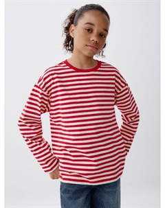 Базовый лонгслив в полоску для девочек Sela