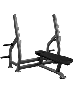 Олимпийская горизонтальная скамья со стойками IT7014 Impulse