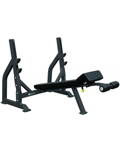 Олимпийская скамья с отрицательным наклоном для жима IFODB Impulse