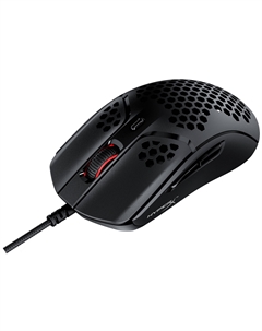 Мышь Pulsefire Haste 4P5P9AA USB, 16000dpi, 6 кнопок, подсветка, оптическая, чёрная Hyperx