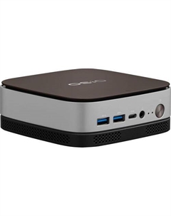 Мини ПК OSIO BaseLine B51i-008 Intel Core i3 1215U, DDR4 8ГБ, 256ГБ(SSD), Intel UHD Graphics, Windows 11 Pro, коричневый и серебристый Osio