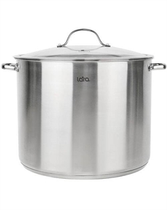 Кастрюля 28.5л Атлант LR02-904, нержавеющая сталь, с крышкой Lara