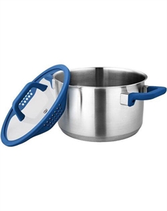 Кастрюля 2.7л Сапфир LR02-791, нержавеющая сталь, с крышкой Lara