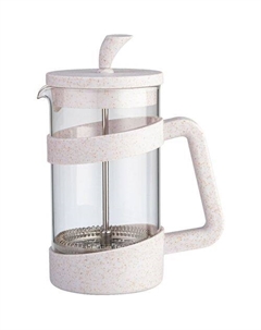 Френч-пресс LR06-55-600, 0.6л, белый Lara