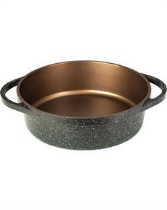 Сотейник Orlean, 4.5л, с крышкой, черный Lara